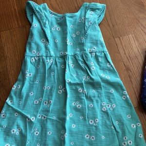 2T Blue dress with flowers